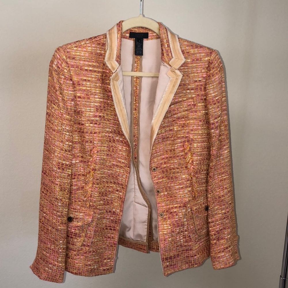 J Crew tweed blazer